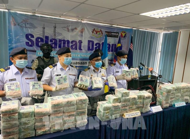 Malaysia thu giữ số lượng ma túy đá hơn 26 triệu USD