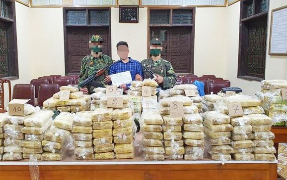 Phá án ma túy từ Lào vào Việt Nam đưa sang Trung Quốc: thu gần 350kg
